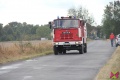 Pożar przy drodze z Osetnicy do Piotrowic