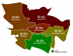 Chojnowska mapa frekwencyjna. Zobacz, gdzie najchętniej uczestniczono w wyborach
