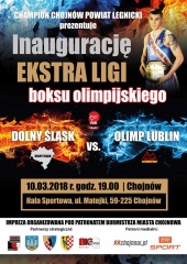 Zapraszamy na Inaugurację Ekstra Ligi Boksu Olimpijskiego - 10 marca w hali na Matejki w Chojnowie