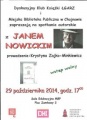 Biblioteka Miejska zaprasza na spotkanie autorskie z Janem Nowickim 