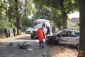 Wypadek samochodowy w centrum Witkowa