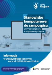 Narodowy Spis Powszechny: Komputerowe stanowisko dla mieszkańców gminy Chojnów