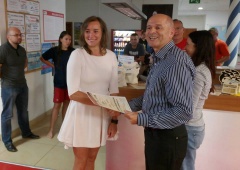 Małgorzata Światłoń na podium w Indoor Triathlon