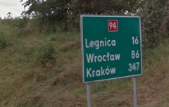 Wypadek na A4 - ogromne utrudnienia na objeździe drogą krajową nr 94
