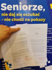 Kolejny pokaz handlowy w Chojnowie. Rzecznik Konsumentów reaguje i informuje policję