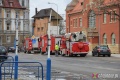 Strażacy interweniowali na remontowanym dworcu