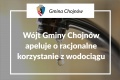 Wójt i dyrektor GZGKiM apelują o racjonalne korzystanie z wody