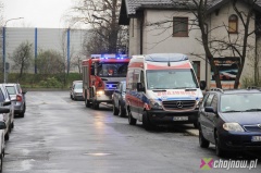 Strażacka pomoc dla ratowników medycznych. Zdjęcia