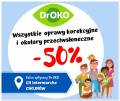Przygotuj się na lato z dr OKO! 50% rabatu na każdą oprawę i okulary przeciwsłoneczne!